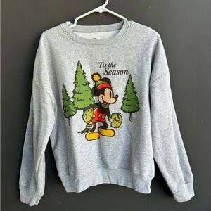 Tis the season Mickey crewneck sweater